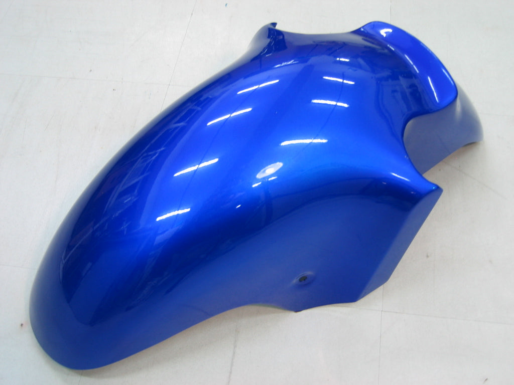 2000-2001 Ninja ZX12R Blue & Black Bodywork Fairing ABS Injection Molded Plastics Set 2# Generic