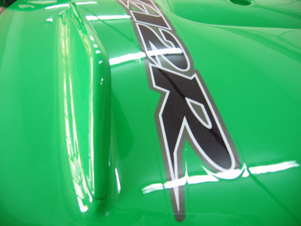 2000-2001 Ninja ZX12R Green & Black Bodywork Fairing ABS Injection Molded Plastics Set 3# Generic