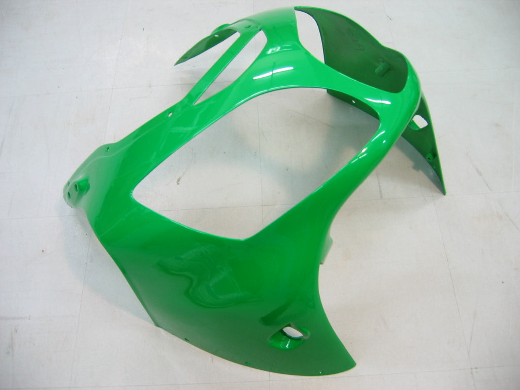 2000-2001 Ninja ZX12R Green & Black Bodywork Fairing ABS Injection Molded Plastics Set 3# Generic