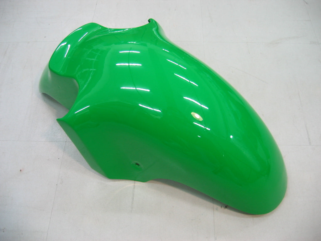 2000-2001 Ninja ZX12R Green & Black Bodywork Fairing ABS Injection Molded Plastics Set 3# Generic