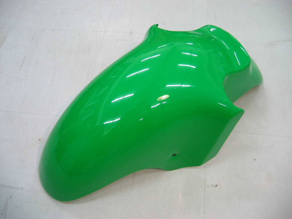 2000-2001 Ninja ZX12R Green & Black Bodywork Fairing ABS Injection Molded Plastics Set 3# Generic