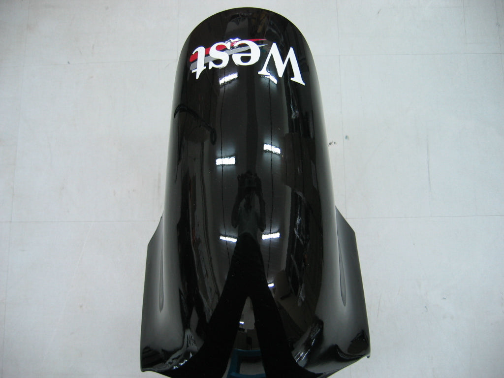 2000-2001 Kawasaki ZX12R Amotopart Fairings Black White West Racing