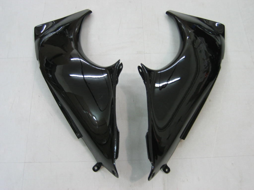 2000-2001 Kawasaki ZX12R Amotopart Fairings Black White West Racing