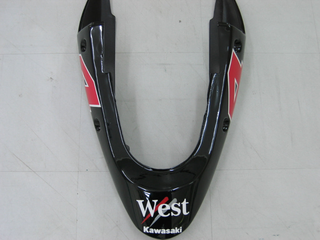 2002-2005 Ninja ZX12R Black White West Karosseri Fairing ABS Sprøytestøpt plastsett 3# Generisk