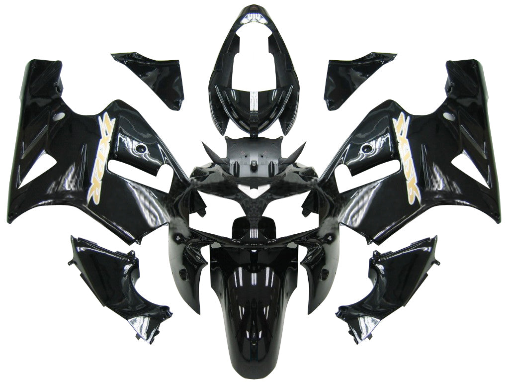 2002-2005 Ninja ZX12R Black Bodywork Fairing ABS Sprøytestøpt plastsett 5# Generisk