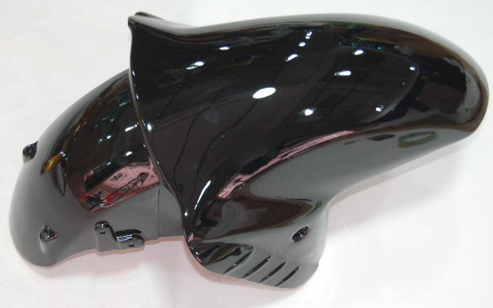 2006-2011 Ninja ZX14R Carénage de carrosserie flamme noire et dorée ABS plastique moulé par injection ensemble 6# générique