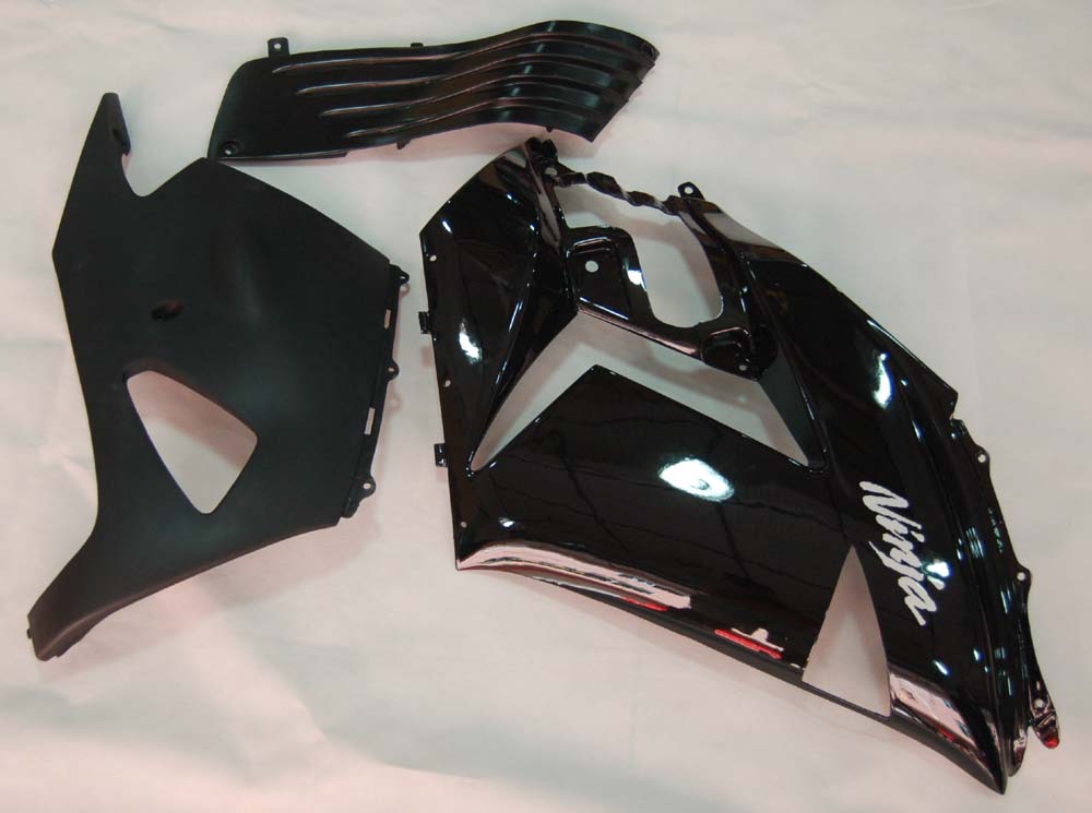 2006-2011 Ninja ZX14R Green Black Bodywork Fairing ABS Injection Molded Plastics Set 8# Generic