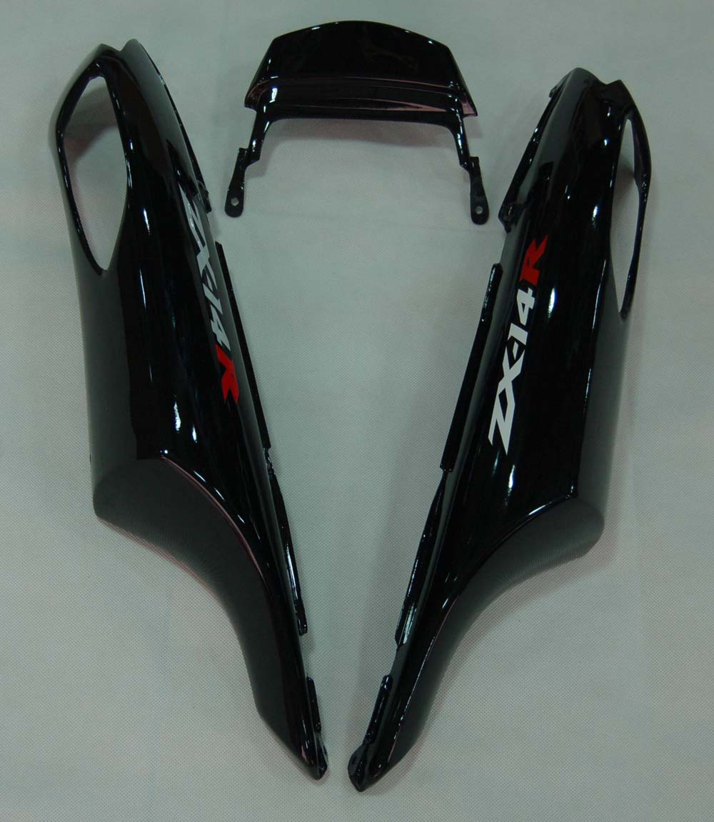 2006-2011 Ninja ZX14R Green Black Bodywork Fairing ABS Injection Molded Plastics Set 8# Generic