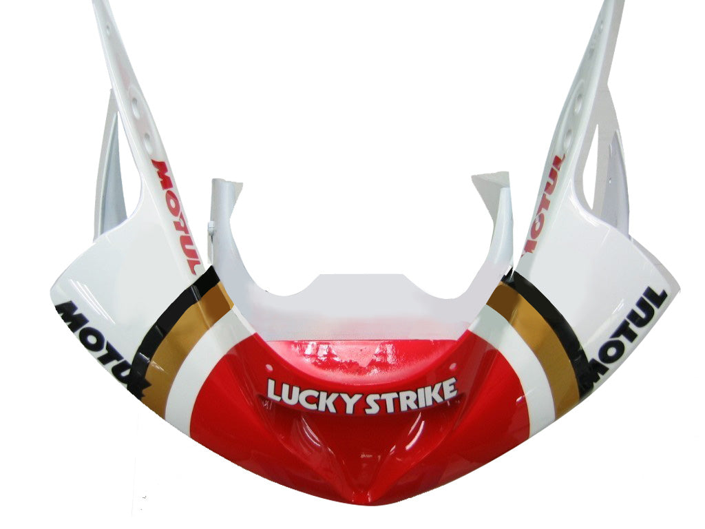 2003-2004 Kawasaki ZX6R 636 Carénages Blanc Rouge Lucky Strike Ninja Racing Générique