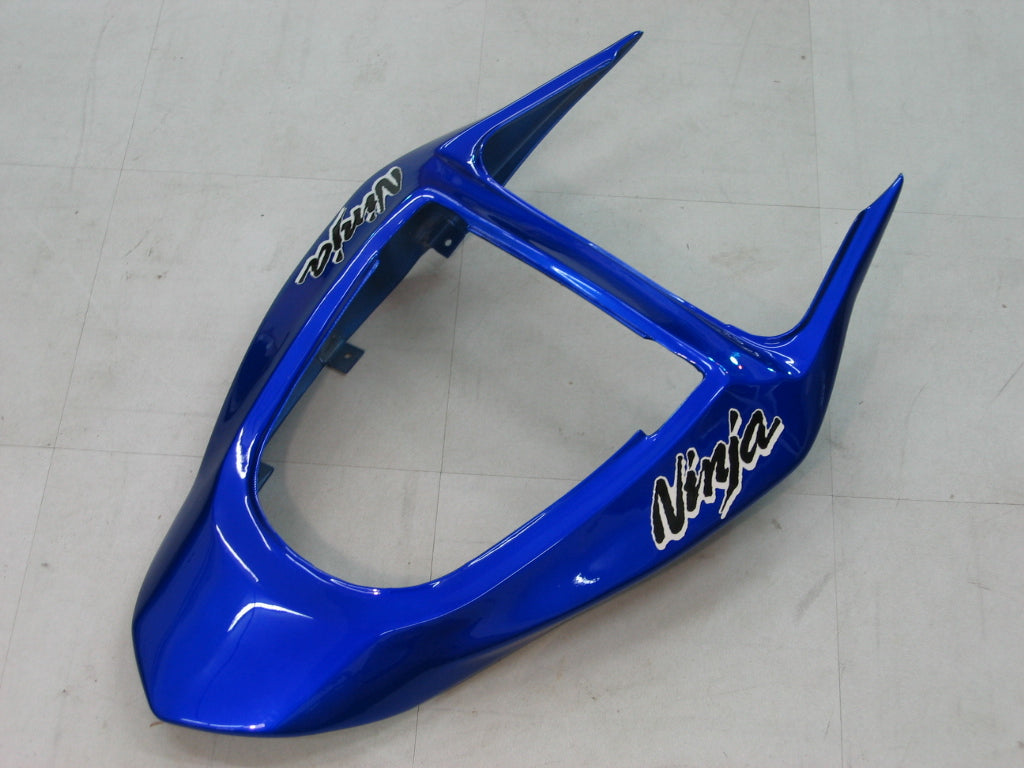 2003-2004 Kawasaki ZX6R 636 Fairings Blue Ninja Racing Generic