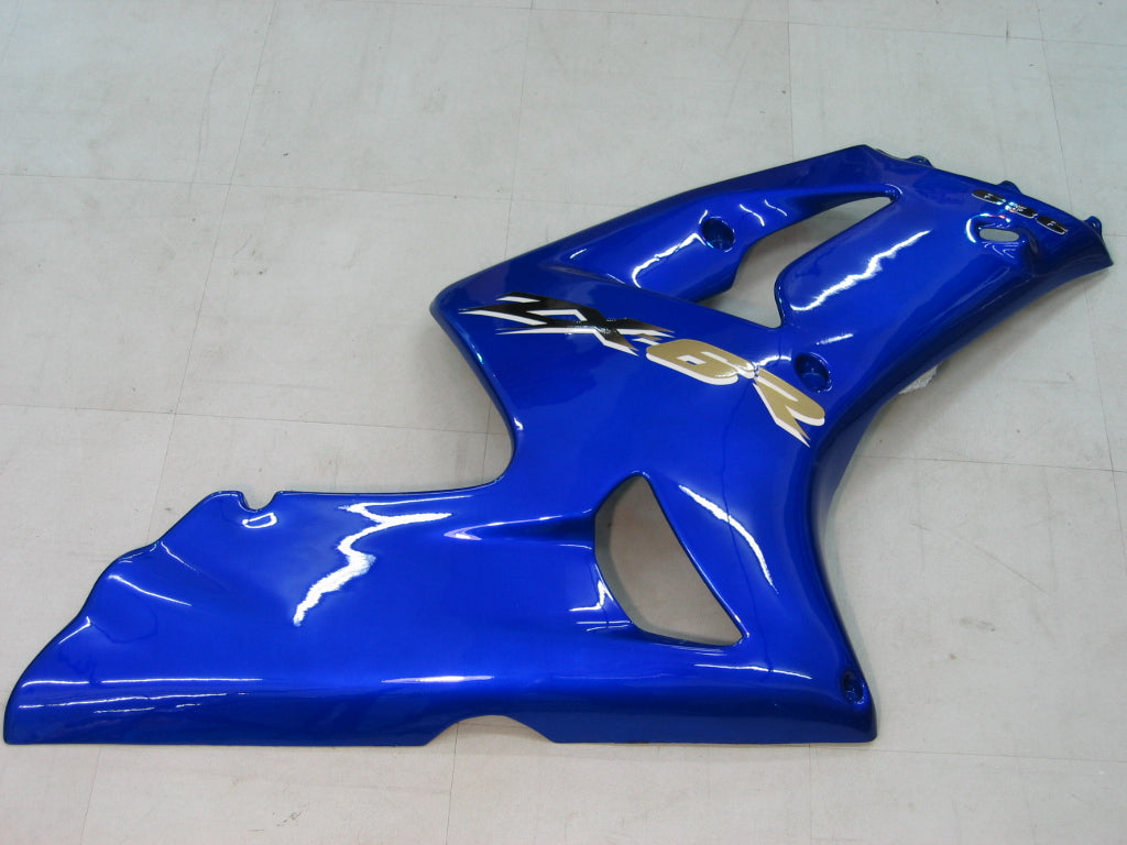 2003-2004 Kawasaki ZX6R 636 Fairings Blue Ninja Racing Generic