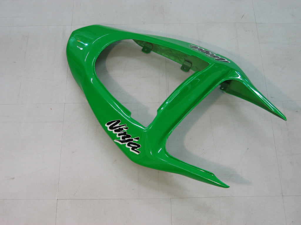 2003-2004 Kawasaki ZX6R 636 Fairings Green Ninja Racing Generic