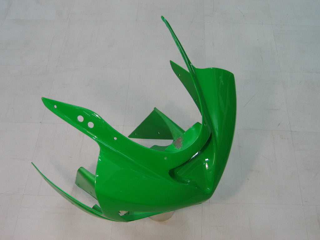 2003-2004 Kawasaki ZX6R 636 Fairings Green Ninja Racing Generic