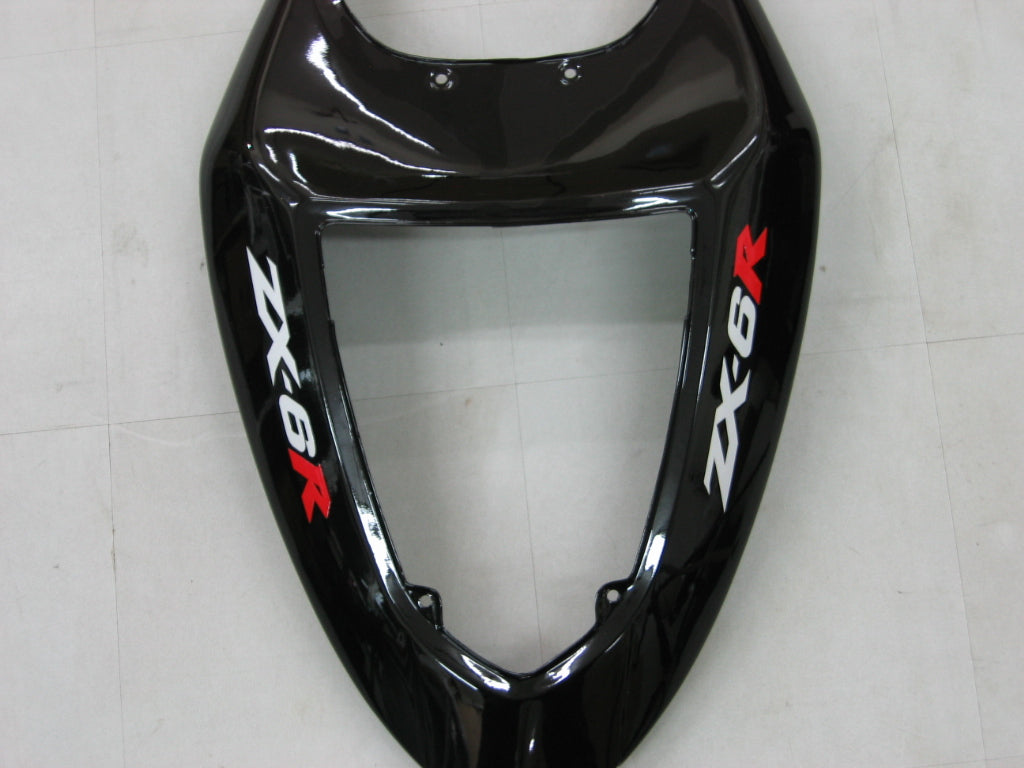 2005-2006 Kawasaki ZX6R 636 carenados negro ZX6R Racing genérico