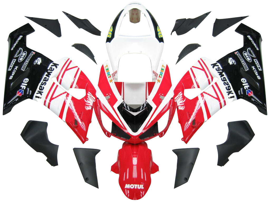 Generic Fit For Kawasaki ZX6R 636 (2005-2006) Bodywork Fairing ABS Injection Molded Plastics Set 28 Style