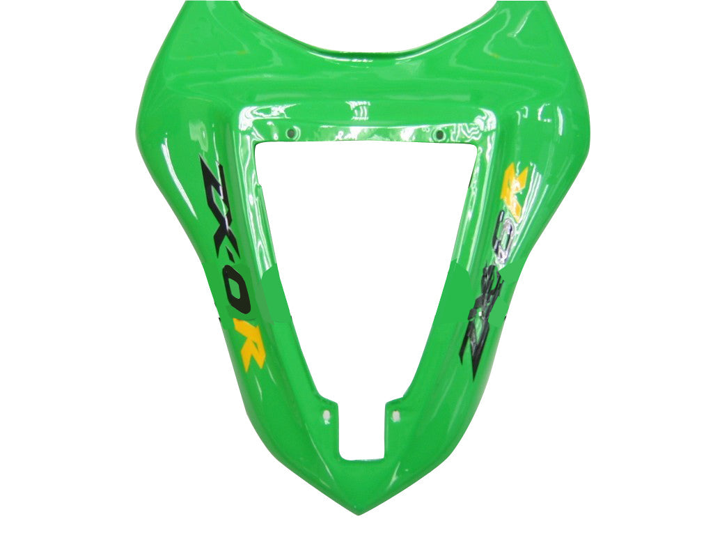 2007-2008 Kawasaki ZX6R ZX636 stroomlijnkappen Groen Zwart Zilver Ninja ZX6R Racing Algemeen