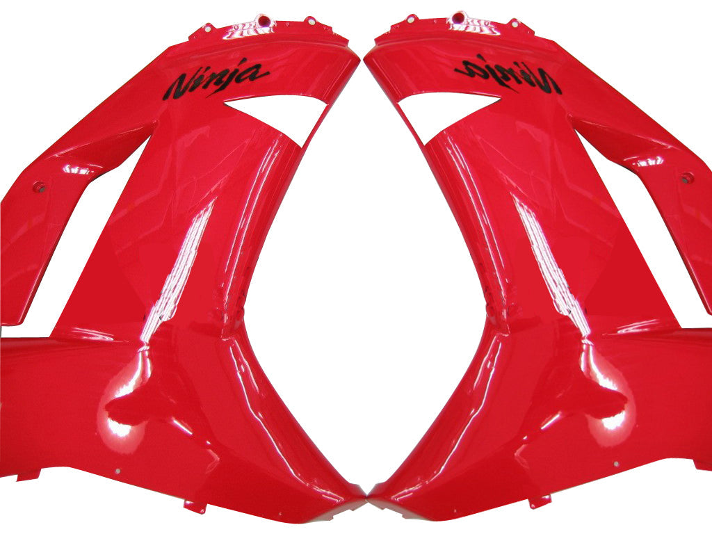 2007-2008 KAWASAKI ZX6R ZX636 FAIRINGS RED NINJA ZX6R RACING GENERIC