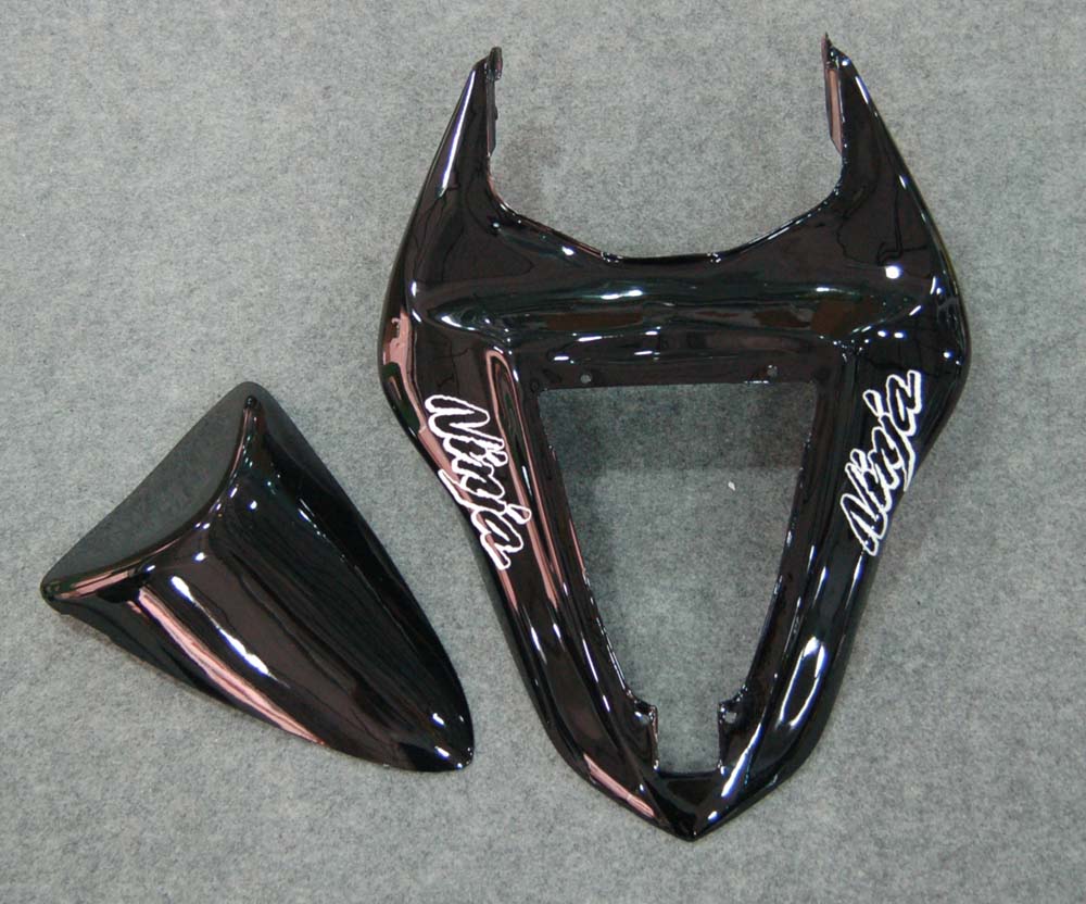 2007-2008 Kawasaki ZX6R Black Fairing Kit