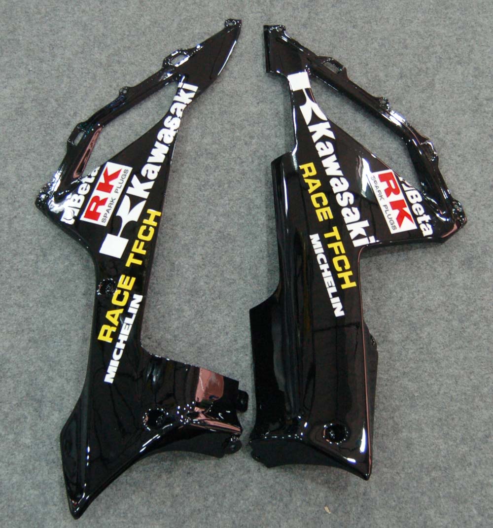 Kit de carénage noir Kawasaki ZX6R 2007-2008