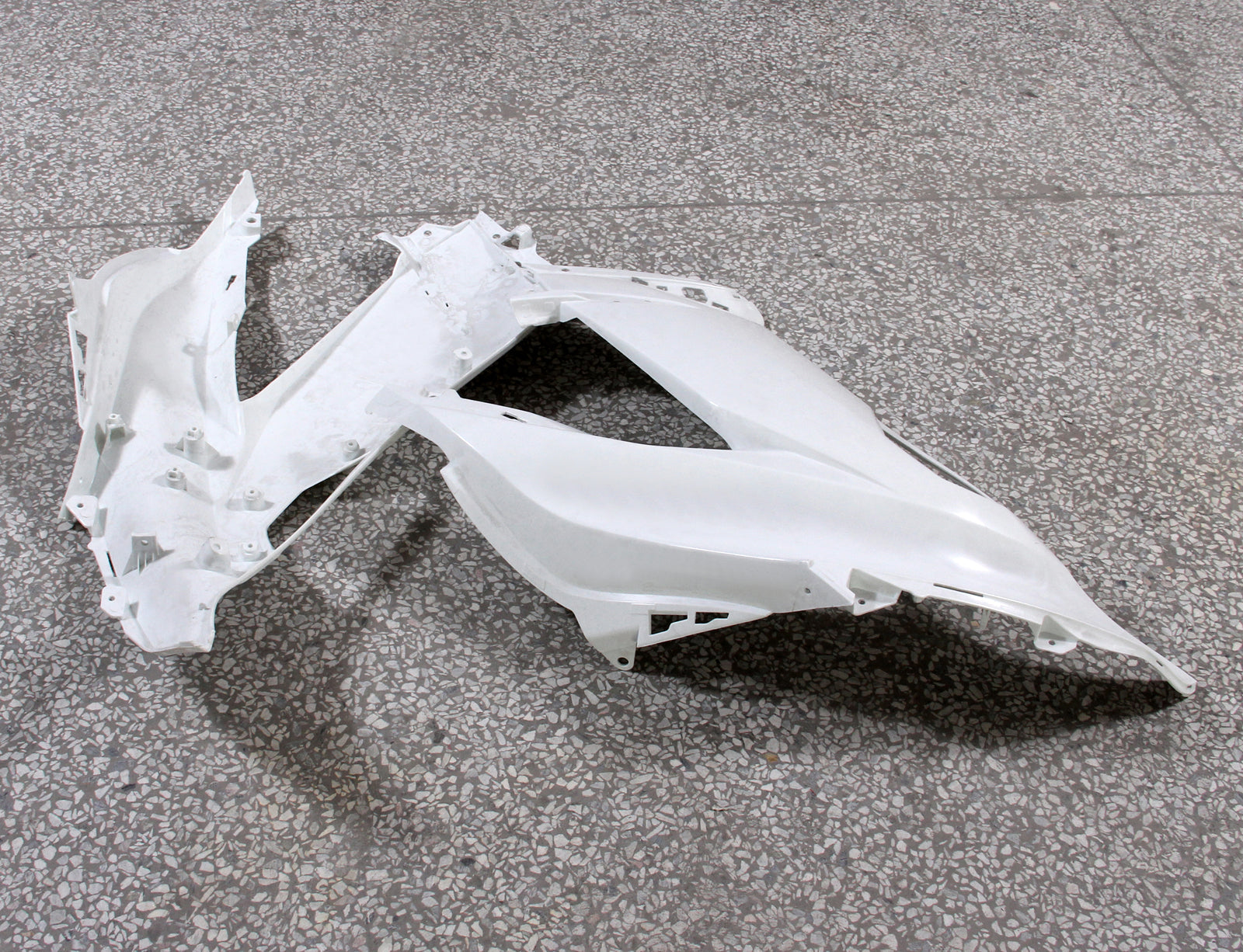 2013-2018 Kawasaki ZX6R 636 Fairings White Ninja Racing Generic