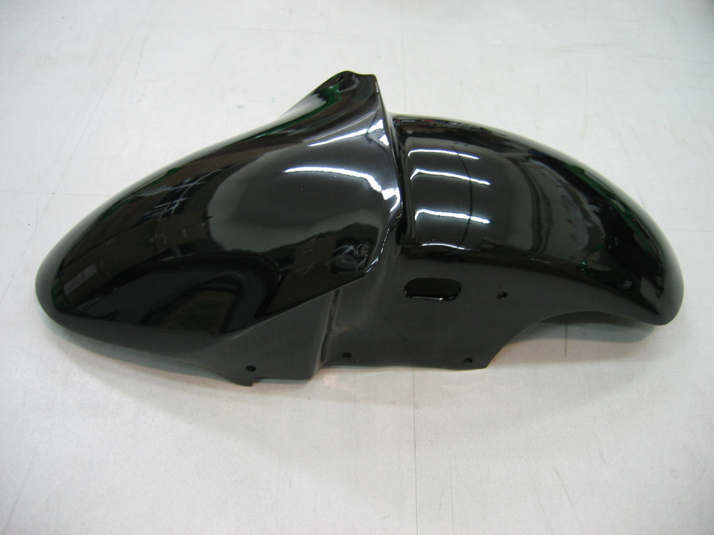 2000-2001 Kawasaki ZX 9R Fairings Green Black No.14 ZX9R Racing Generic