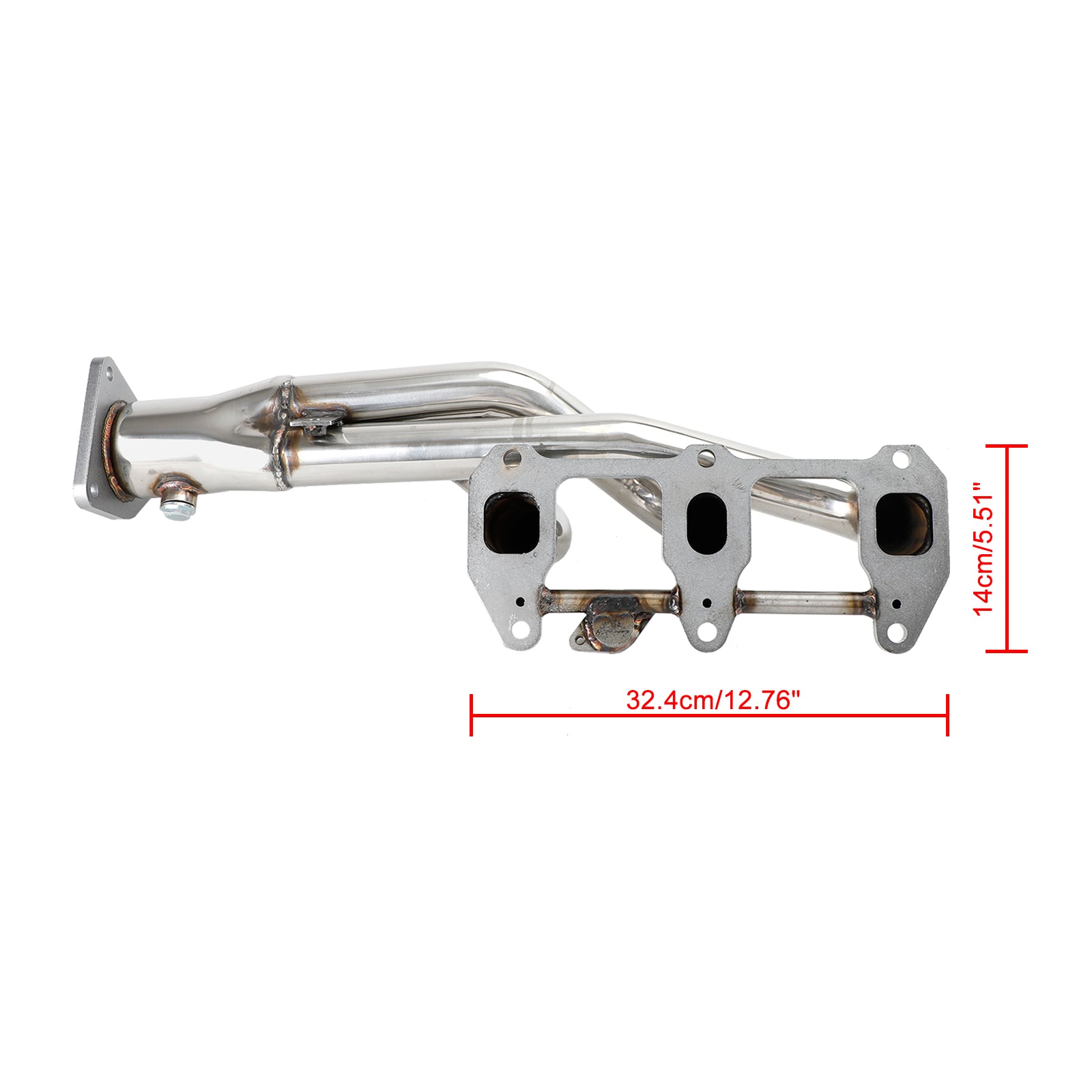 13B-MSP 1.3L Renesis Roterende Wankelmotor roestvrijstalen Uitlaat Header fit Mazda RX8 RX-8 R3 GT Grand 2004-2011