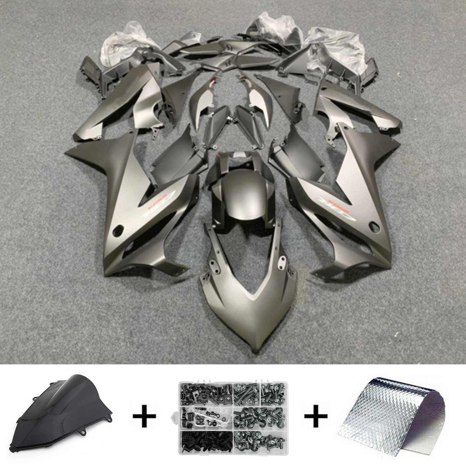 2021-2023 Honda CBR650R Kit de carénage d'injection Amotopart carrosserie plastique ABS #101