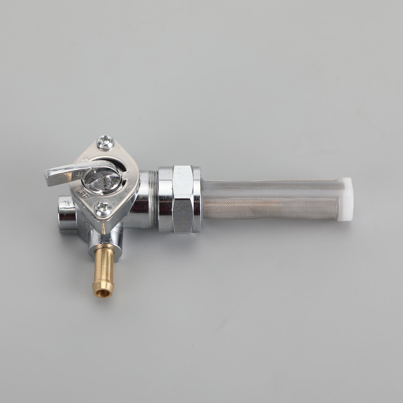 Benzinekraan Brandstofklep Rechter Spigot 22 mm geschikt voor Softail Electra Glide Road King Generic