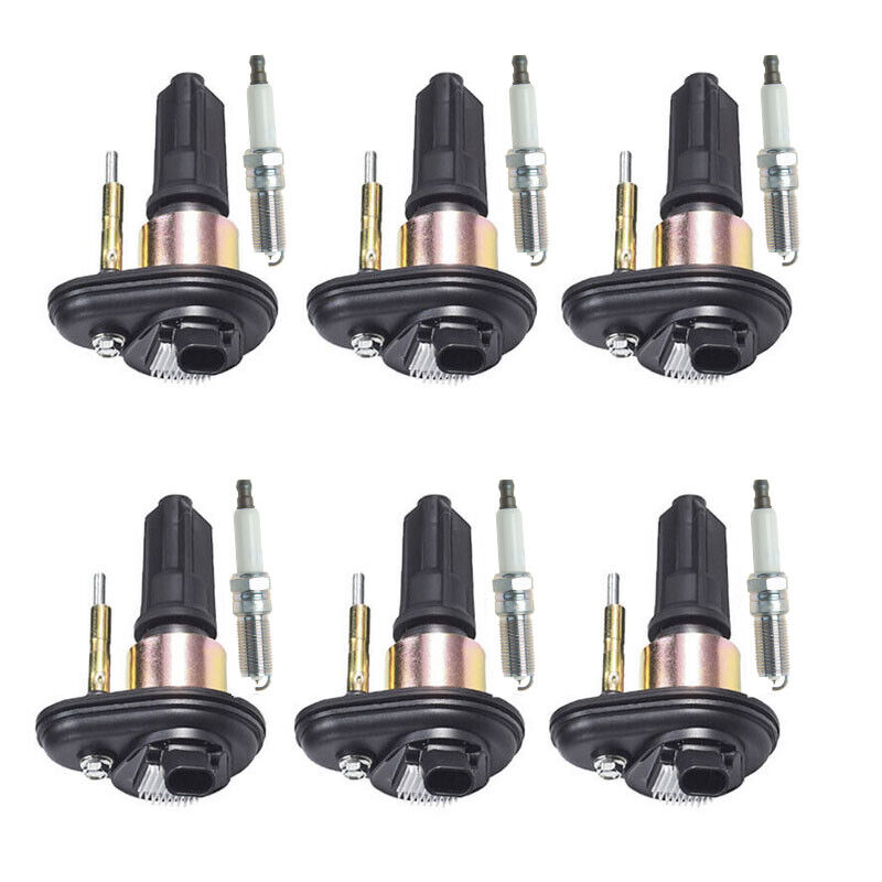 2007-2008 lsuzu l-280 L4 2.9L / Lsuzu L-370 L5 3.7L 6X Ignition Coils +Spark Plugs UF303