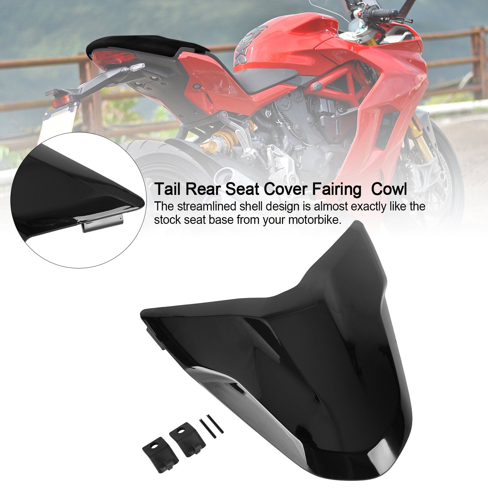 Tail Rear Seat Cover Fairing Cowl For DUCATI Supersport 939 950 All Year Generic