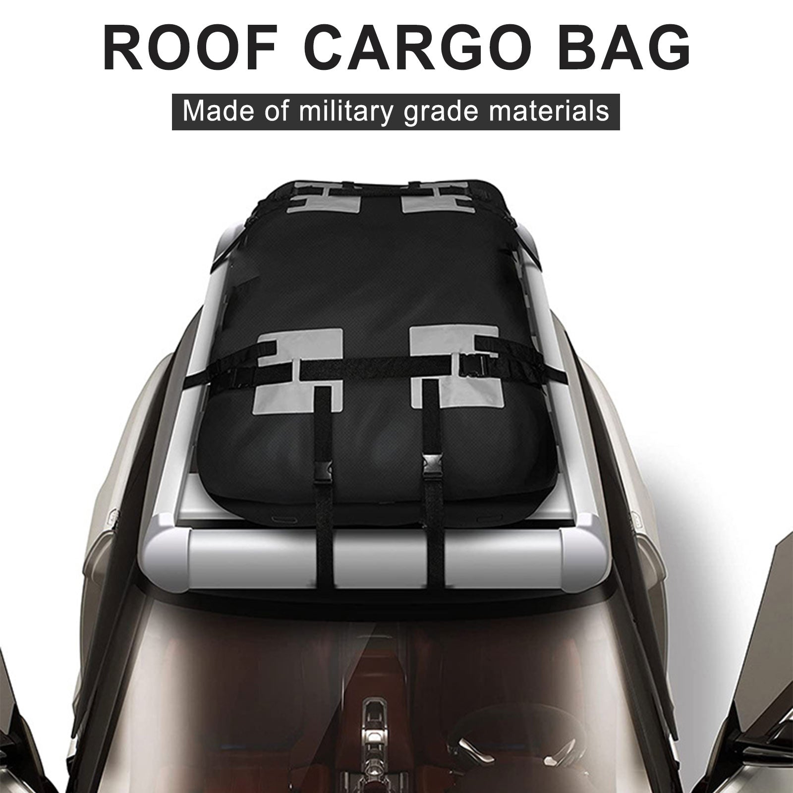 Waterproof Car Roof Top Rack Carrier Cargo Bag Luggage Storage Cube Bag Travel