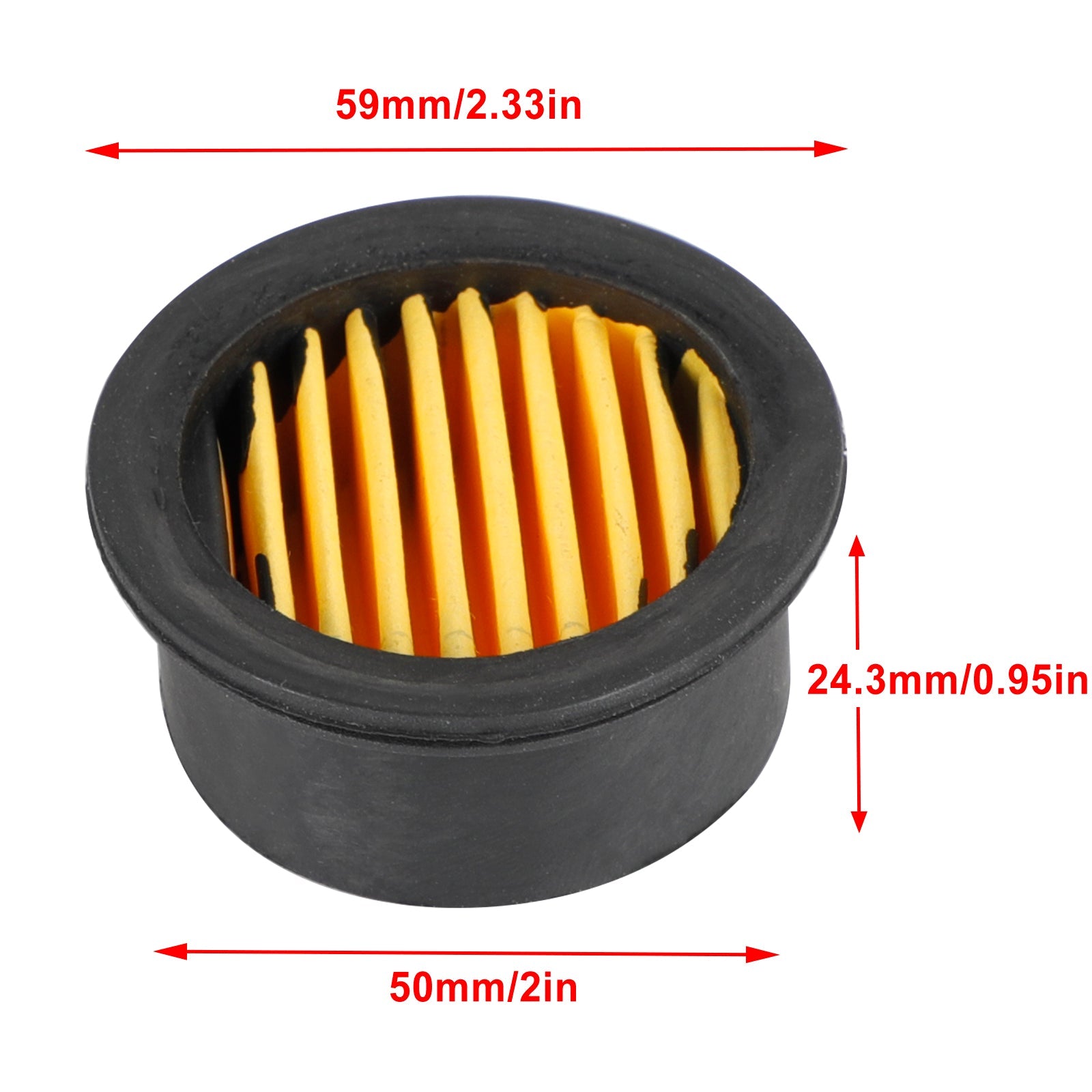 2x filtre métal compresseur d'air filtre d'admission bruit silencieux silencieux 13/16/20mm