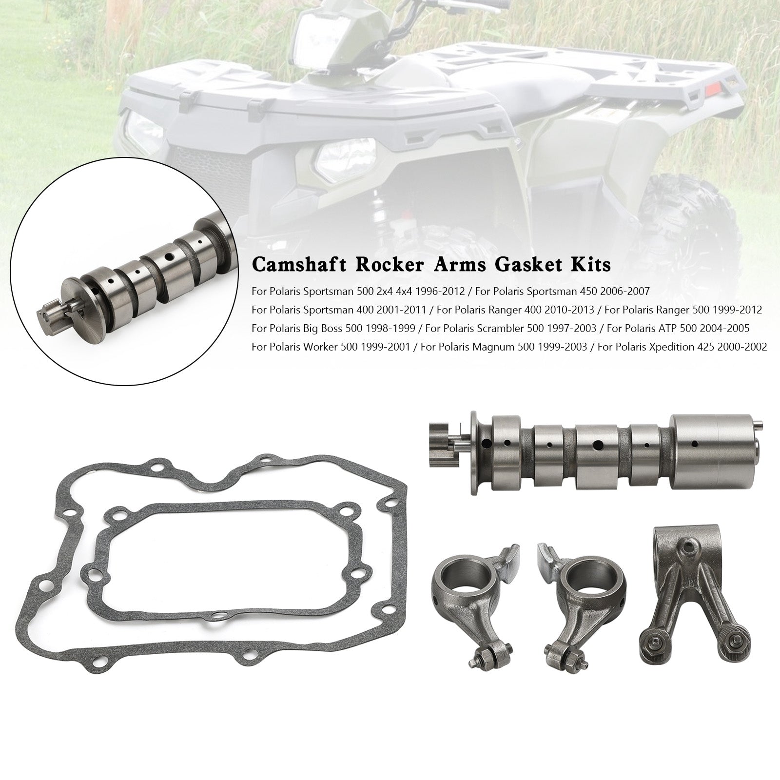 Kits de joint de culbuteurs d'arbre à cames 3086212, 3085855 pour Polaris Sportsman Ranger