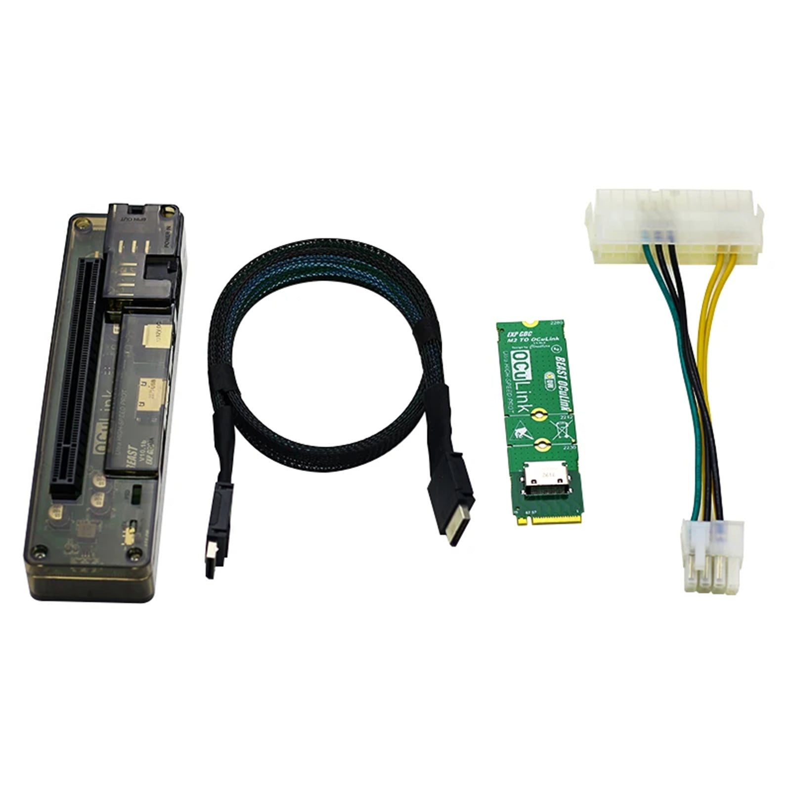 PCI-E X4 M.2 naar OCULINK-adapterkaart Externe videokaart Laptopdockingstation