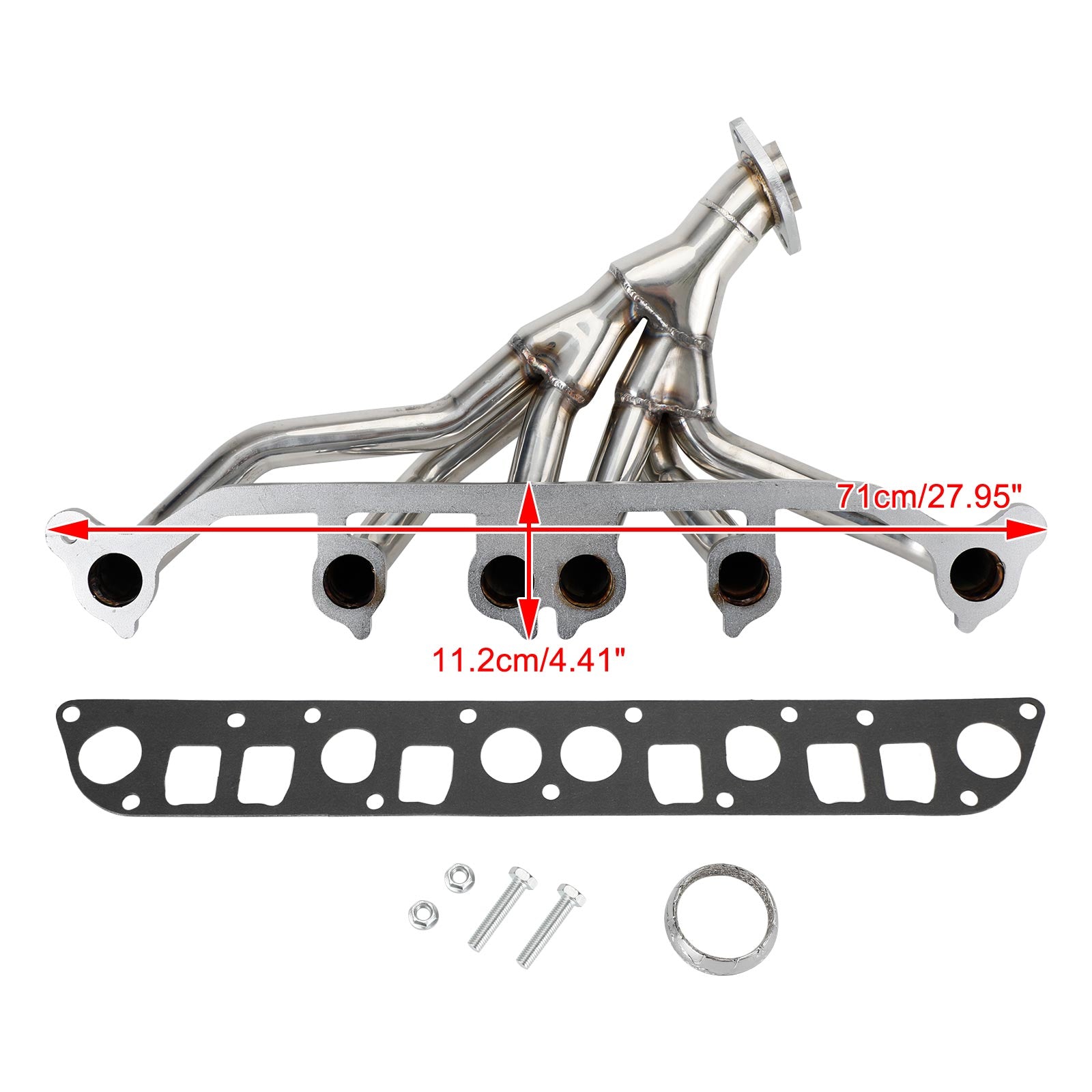 1991-1993 Jeep Cherokee Wrangler Base Collecteur d'échappement en acier inoxydable 674196 662691 4883385K 4883385 16575131