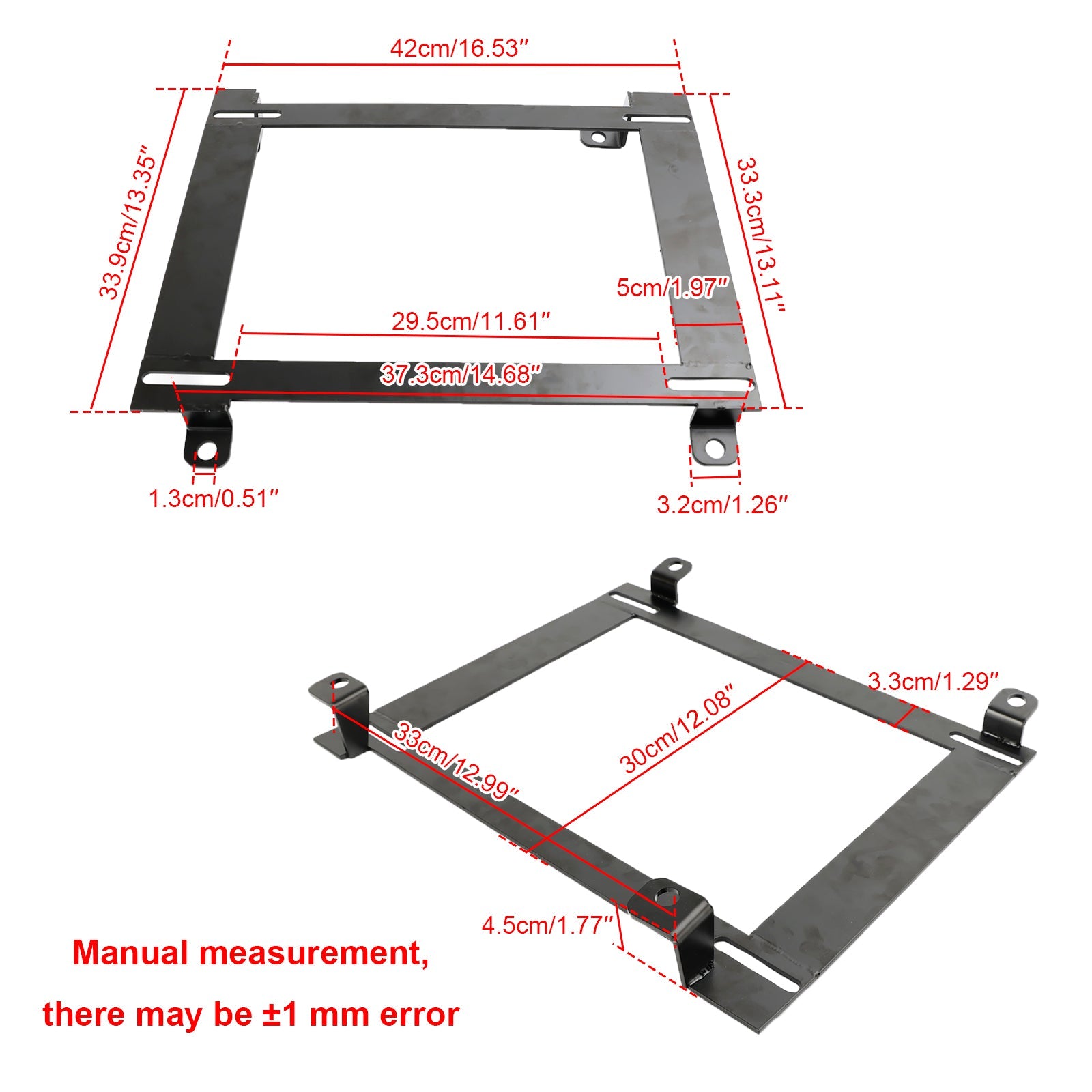 Chevrolet Camaro 1982-2002 Low Mount Racing kuipstoelbeugeladapter