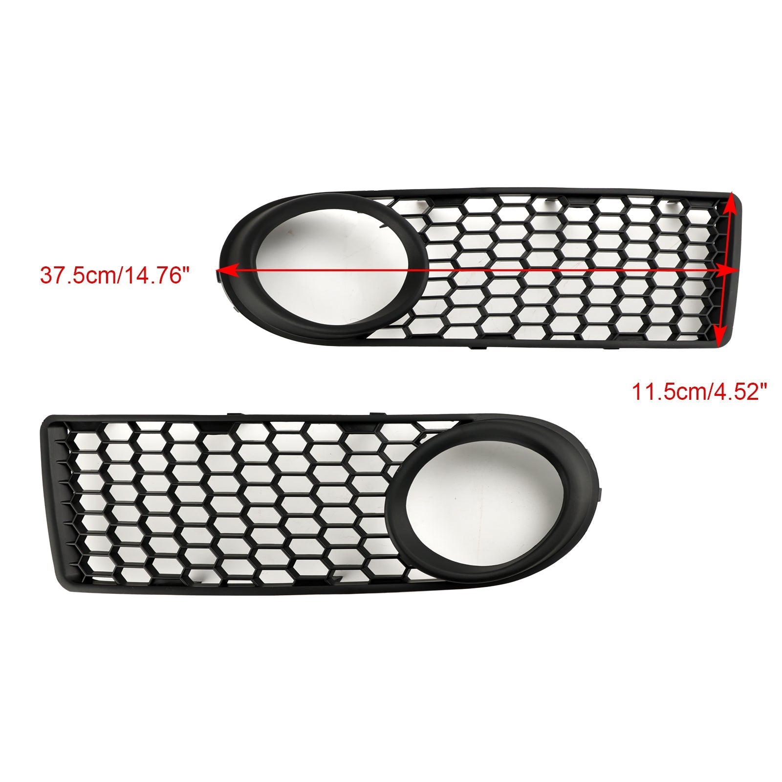 Grille de phare antibrouillard pour pare-chocs avant Volkswagen Beetle et Beetle cabriolet