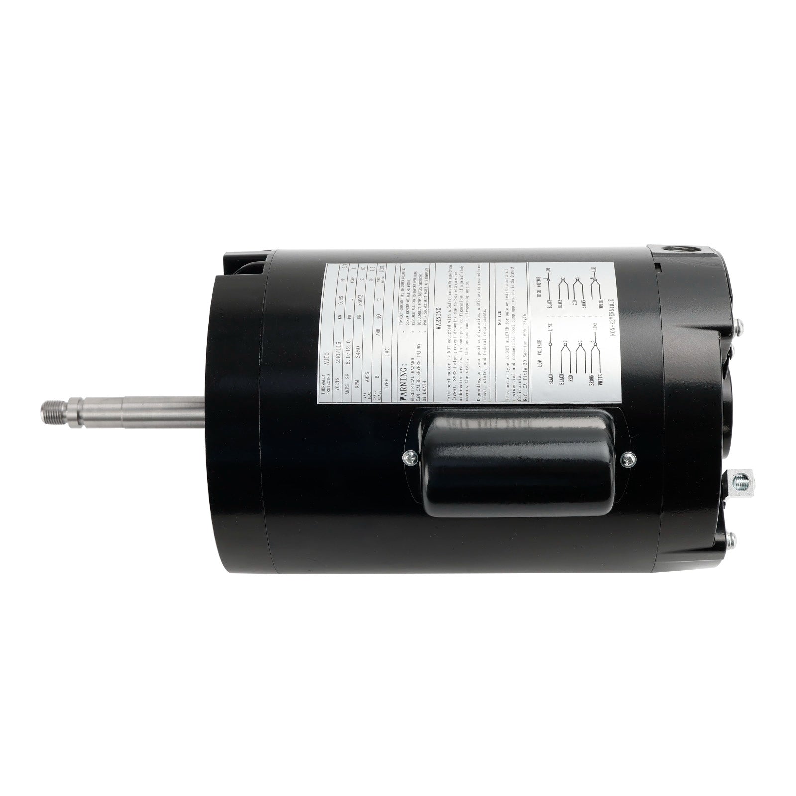 B625 3/4 0.75 HP Pool Booster Pump Replacement Motor For Polaris PB4-60