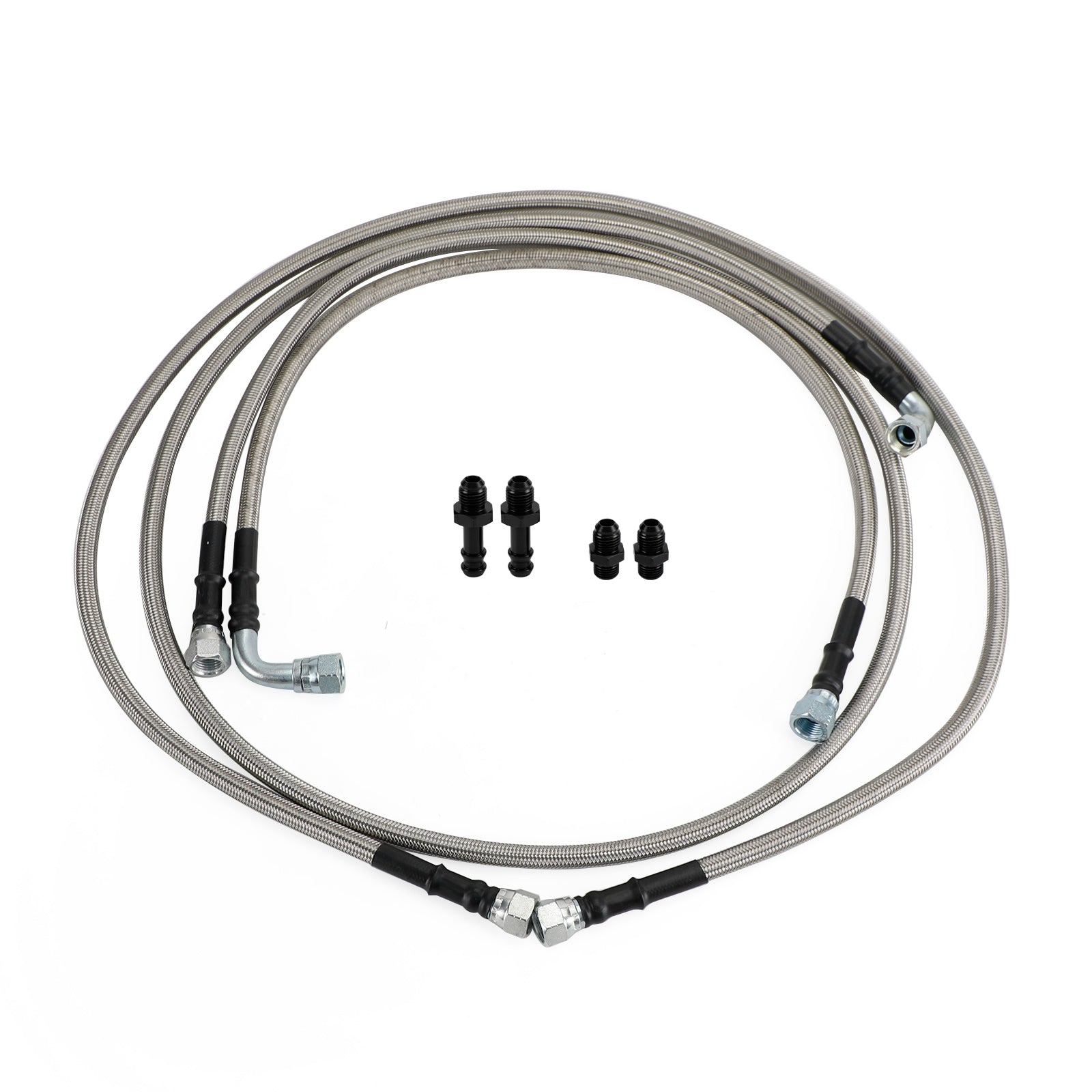 Ram Cummins 5.9L 48RE Transmission Trans Cooler Hoses Lines Kit 10AN SS