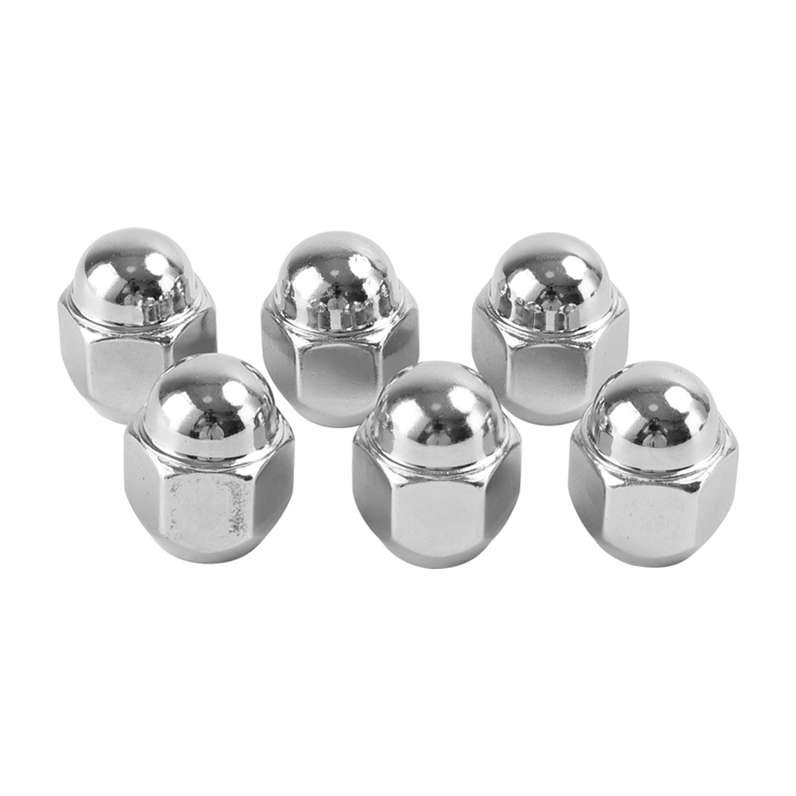 6PCS Chrome Wheel Nut Fit Nissan Patrol GQ Y60 GU Y61 Fit Ford Maverick