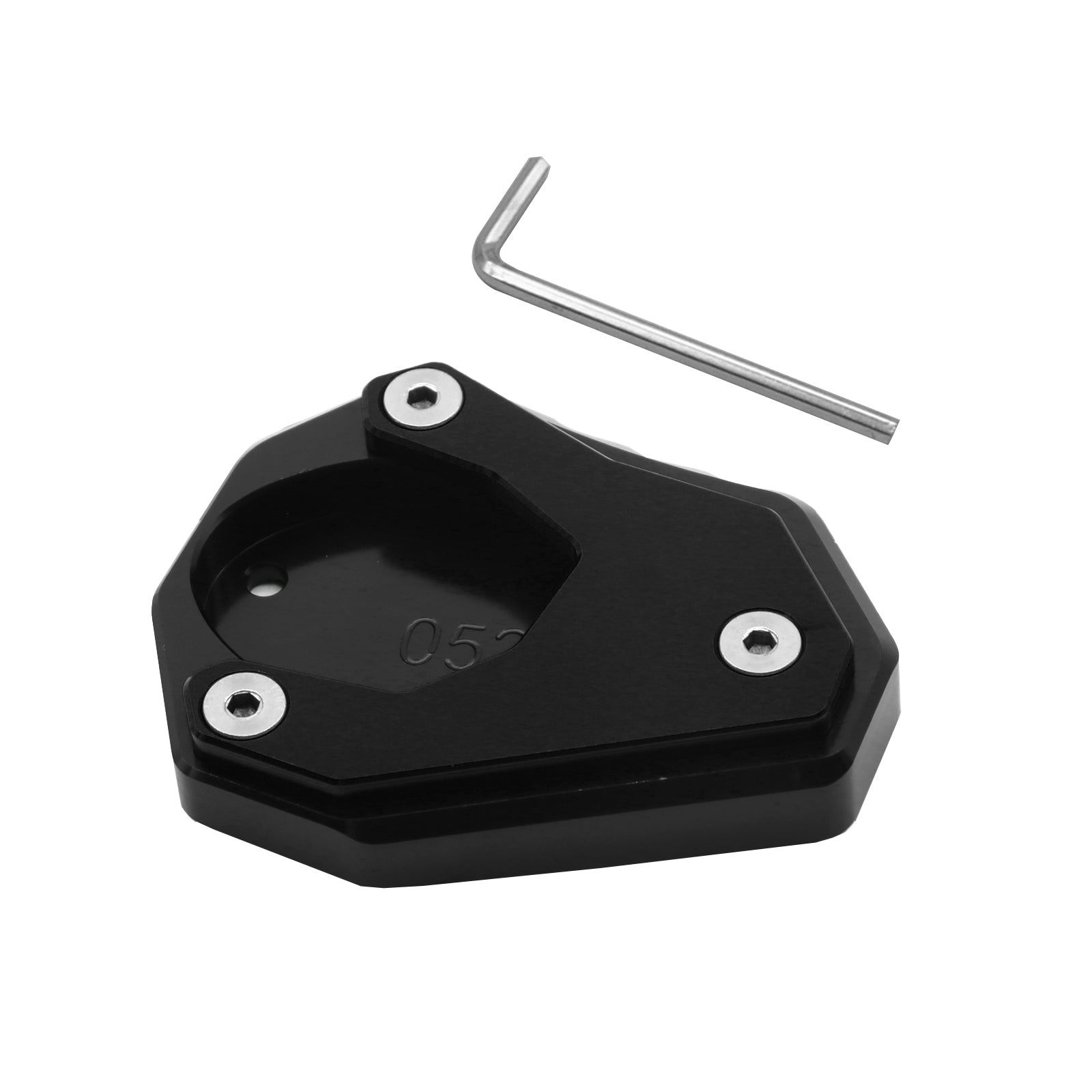 Kickstand Zijstandaard Vergroten Plaat Pad voor KAWASAKI Ninja 400 Versys 650 KLX250 Generiek