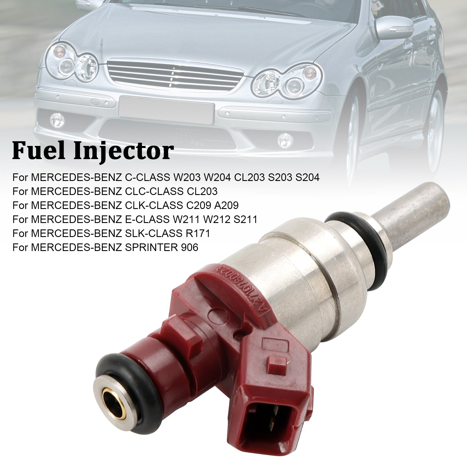 Injecteur de carburant A2710780023, 1 pièce, adapté à Mercedes Benz classe C classe CLK 1,8 l