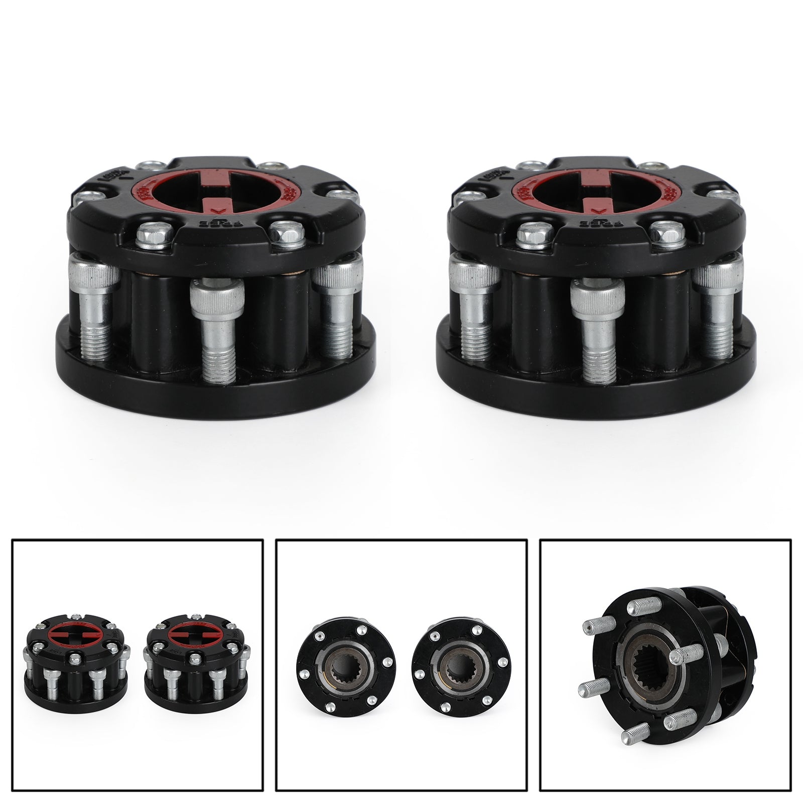 2X Free Wheeling Hubs For Holden Rodeo Jackaroo Colorado Isuzu D-Max 17 Spline Generic