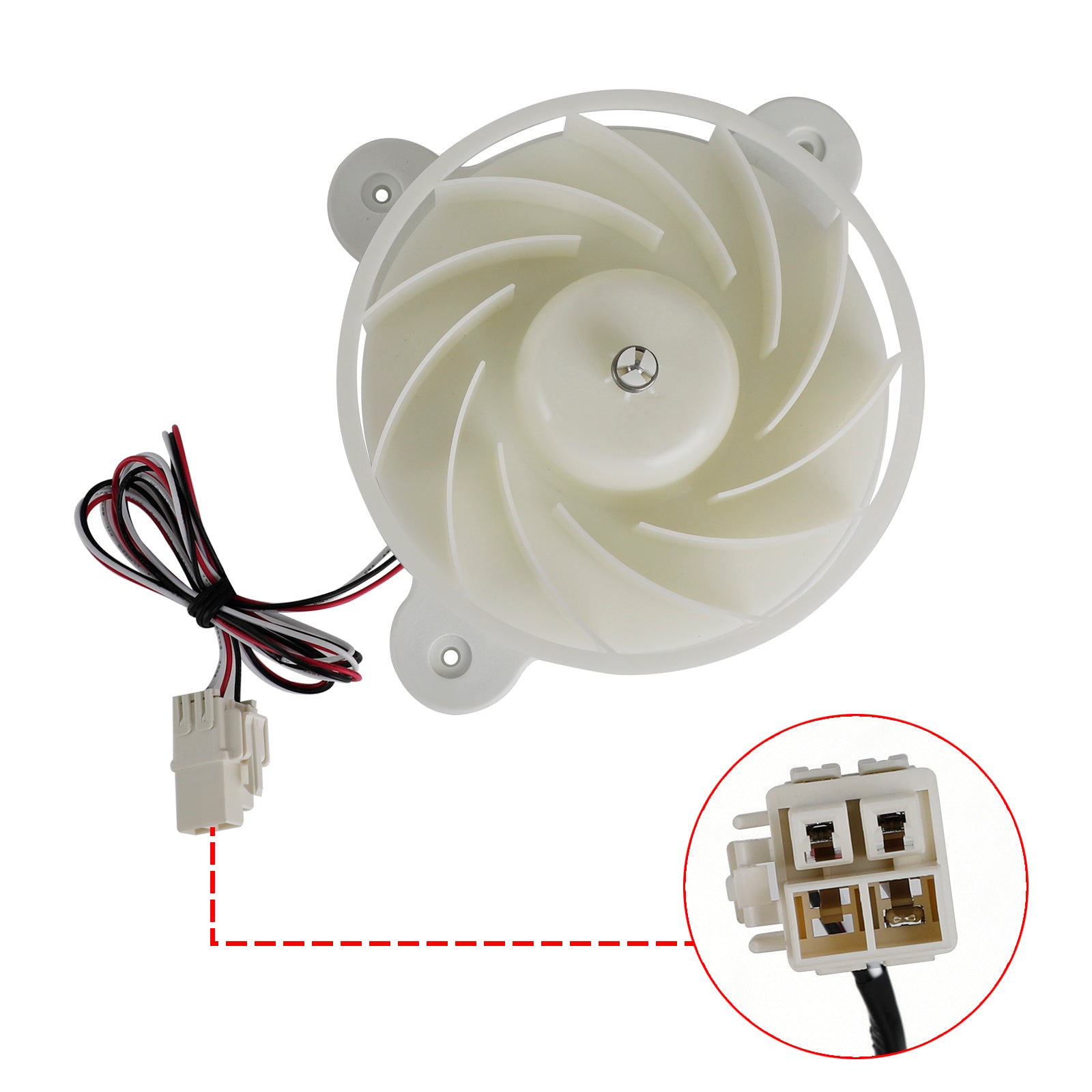 Fridge Freezing Fan Refrigerator Cooling Fan Motor For Samsung DC12V ZWF-30-3