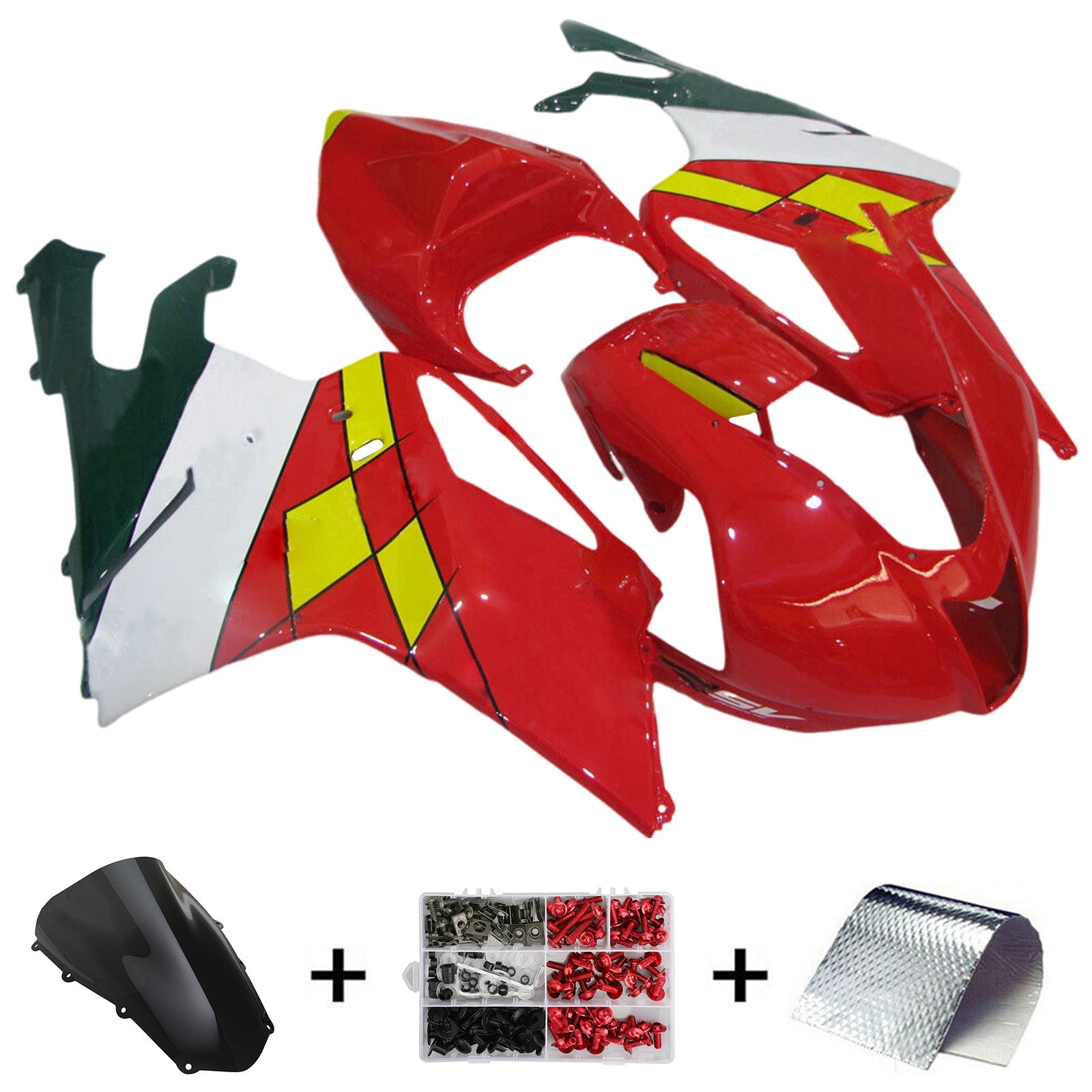 2003-2006 Aprilia RSV1000 Kit carénage carrosserie plastique