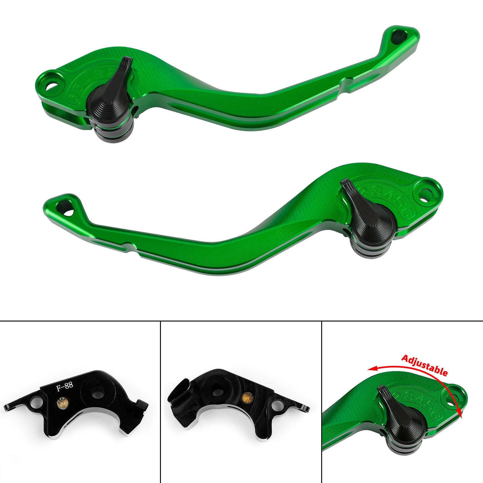 Kawasaki ZX1400 ZX14R ZZR1400 GTR1400 CNC Short Clutch Brake Lever