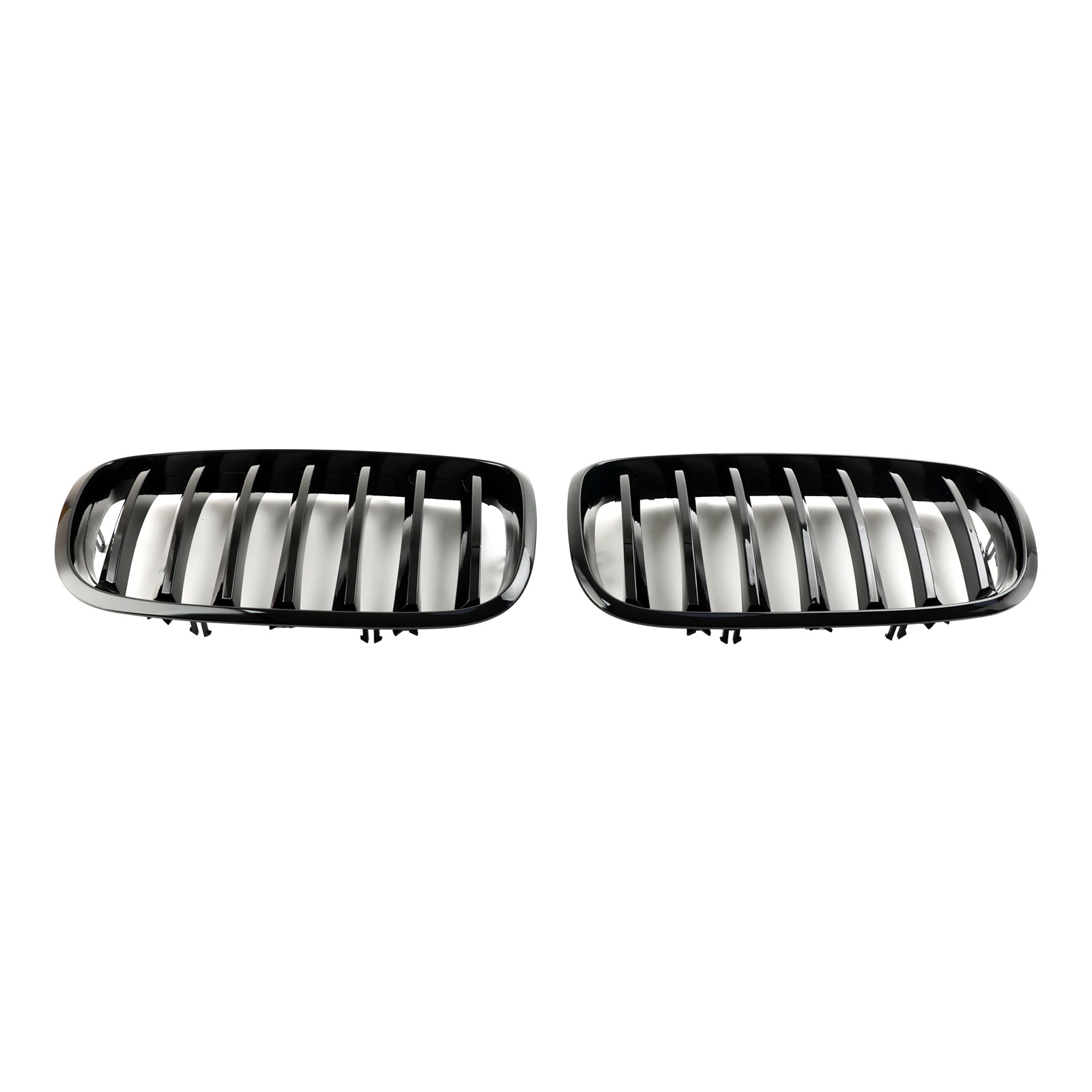 BMW X6 E71 2007-2014 / X6 M (E71) 2009-2014 / X6 Hybrid E72 2008-2011 Voorbumper Nierengrille Grill Glanzend Zwart