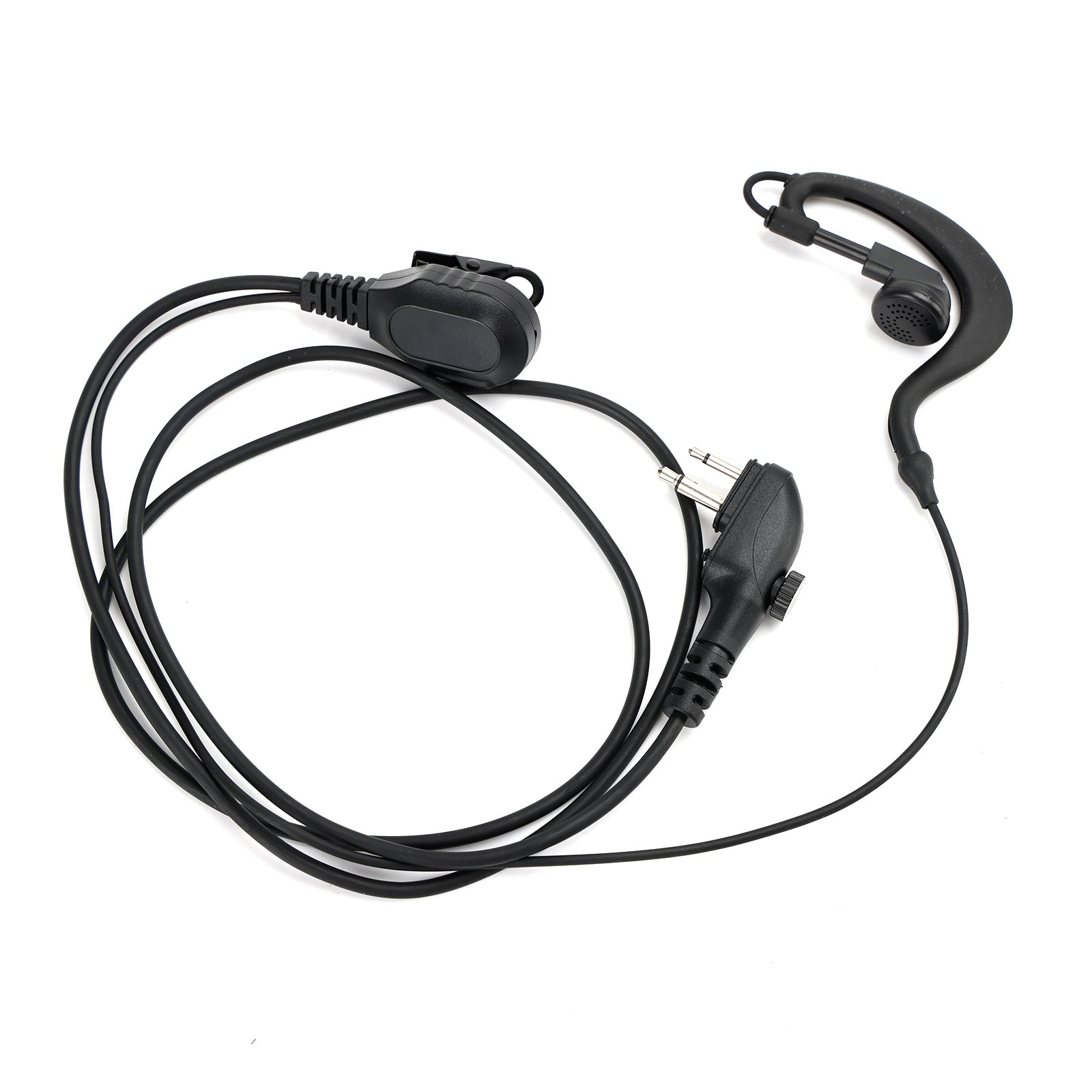 Casque ovale PTT dans un talkie-walkie pour HTY TC-600 TC-610 TC-620 TC-618 TC-700