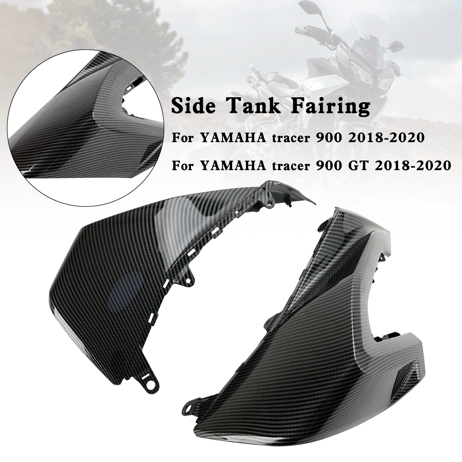 ABS Plastic Voorzijde Tank Kuippaneel Voor Yamaha Tracer 900/GT 2018-2020