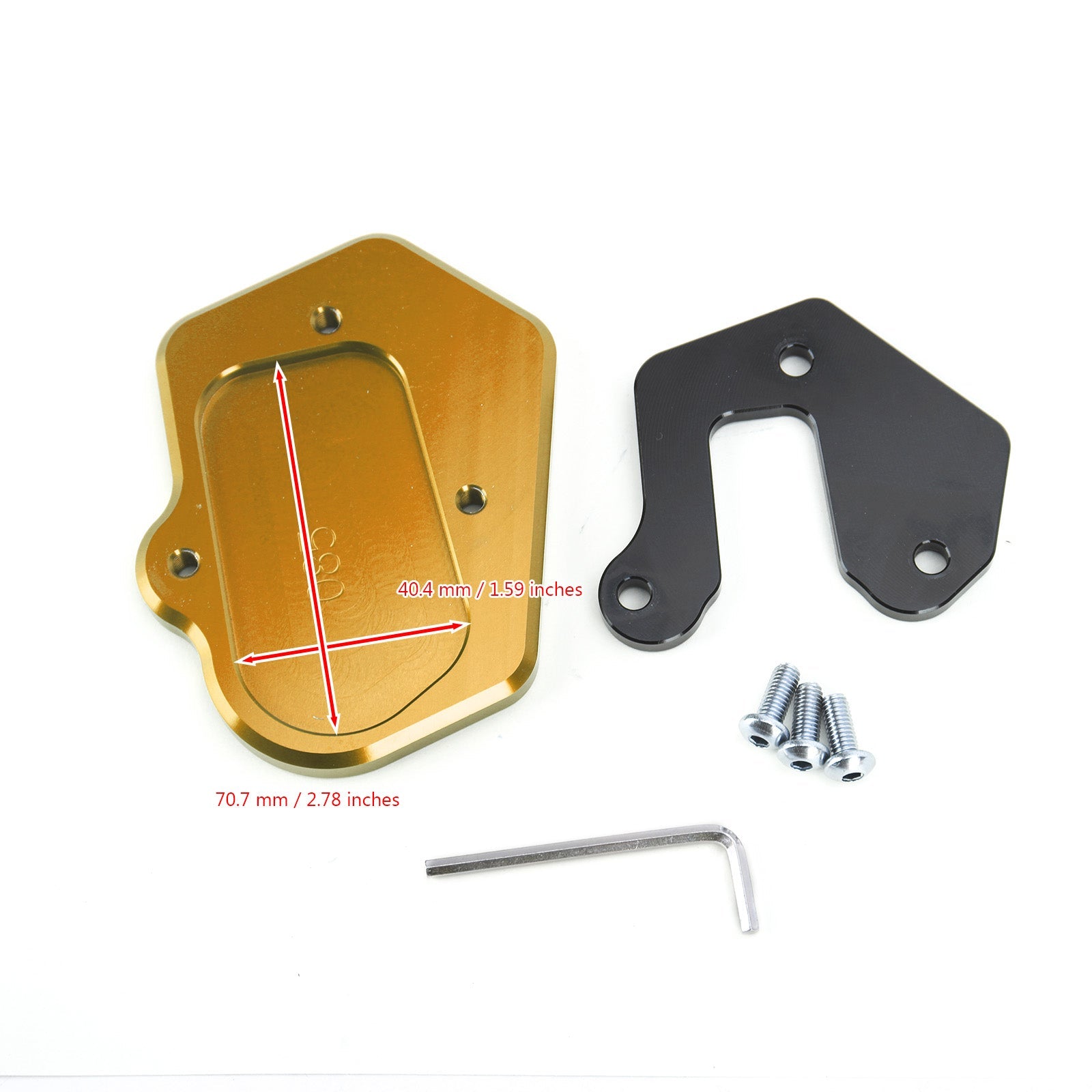 Motorcycle Kickstand Enlarge Plate Pad fit for BMW F900R F900 R 2020 Generic